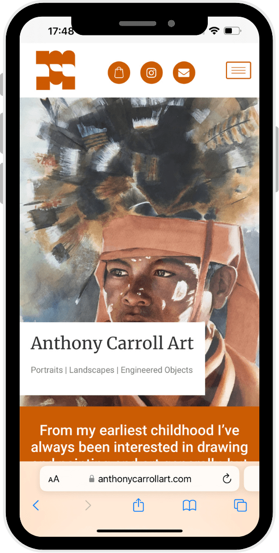 Anthony Carroll - New Website