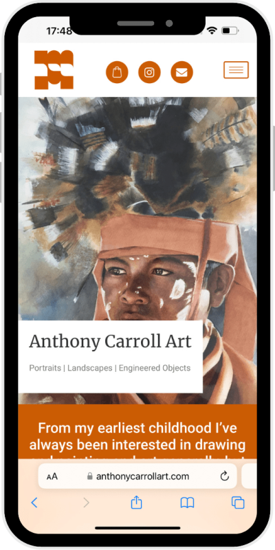 Anthony Carroll - New Website